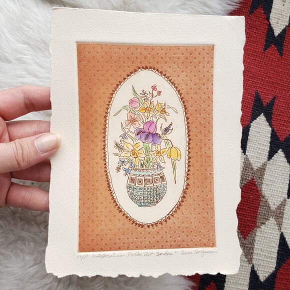 Artist's Proof Small Bouquet Watercolor - Picture 5 of 5